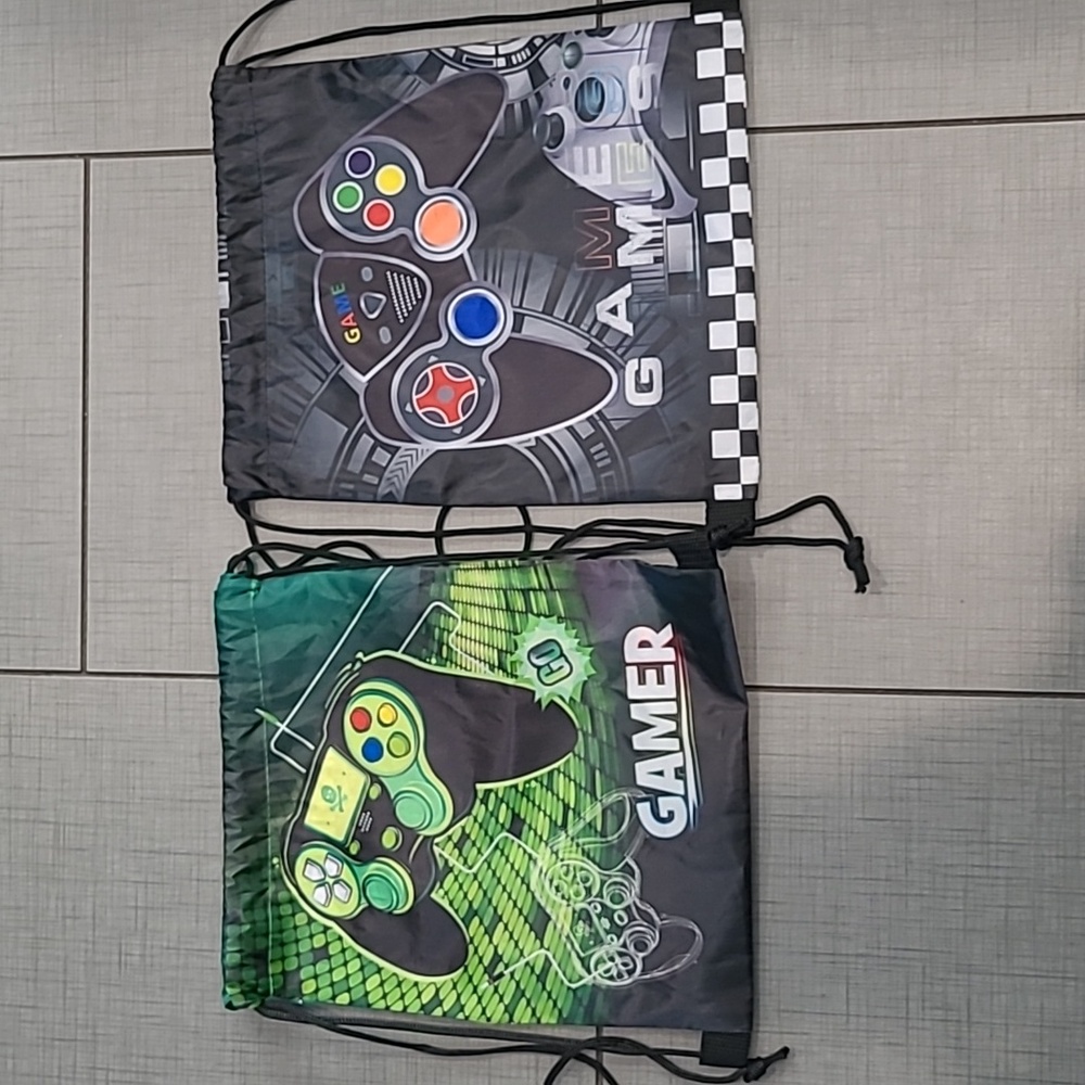 Gamer Drawstring Backpacks New - Picture 1 of 4